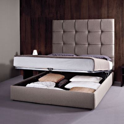 Storage Metal Double Bed